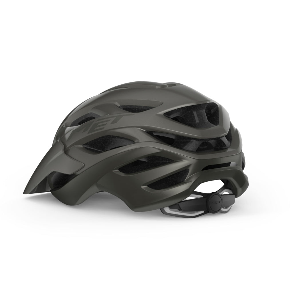 Fietshelm MET Veleno - Titanium Metallic Fietshelm MET Veleno - Titanium Metallic